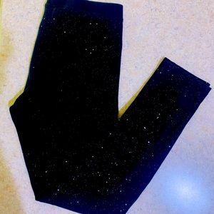 Cat & Jack sparkle glitter leggings size L 10/12
